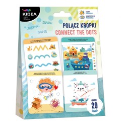 Zestaw kreatywny ZESTAW EDUKACYJNY ŁĄCZ KROPKI Kidea (ZELKKA)