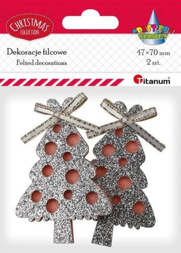Ozdoba filcowa Craft-Fun Series Choinka Titanum (26CR0244)