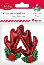 Ozdoba materiałowa Craft-Fun Series Rogi renifera Titanum (26CR0230)