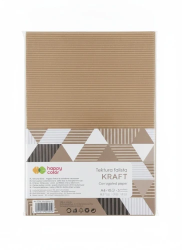Karton falisty szara Happy Color (HA 7720 2030-KRAFT2)