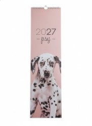 Kalendarz ścienny 12k PASKOWY 135mm x 500mm Interdruk (PSY)