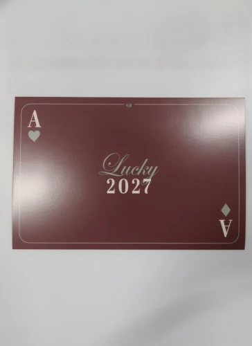Kalendarz ścienny TRÓJDZIELNY KARTY 340mm x 825mm Interdruk
