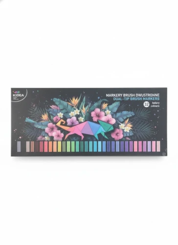 Marker specjalistyczny wkład mix Kidea (MARKERY BRUSH DWUSTRONNE)
