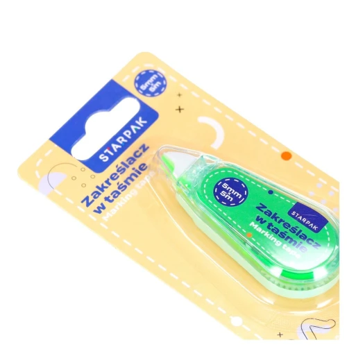 Zakreślacz zakreślacz w tasmie ścieralny wkład zielony 5,0mm Starpak (578544)