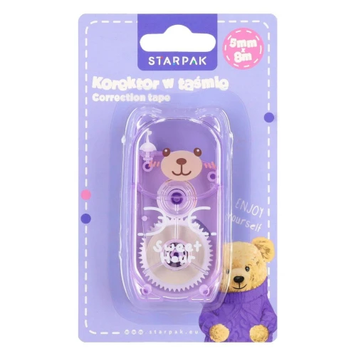 Korektor w taśmie (myszka) 5x8 [mm*m] Starpak (578538)