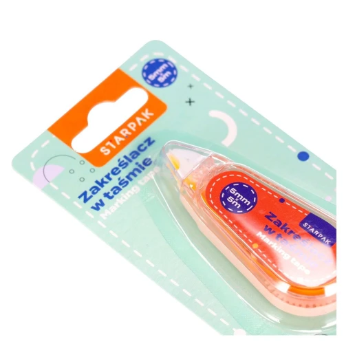 Zakreślacz zakreślacz w tasmie ścieralny wkład pomarańczowy 5,0mm Starpak (578545)