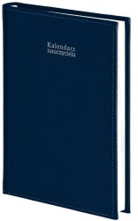 Kalendarz nauczyciela książkowy (terminarz) Vivella granatowy A5 143mm x 204mm Wokół Nas (A5DN076B)