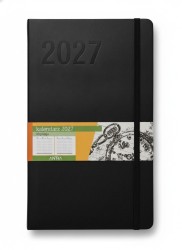 Kalendarz książkowy (terminarz) 2027 IMPRESJA tygodniowy granatowy B5 Antra