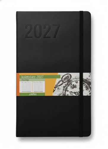 Kalendarz książkowy (terminarz) 2027 IMPRESJA tygodniowy granatowy B5 Antra