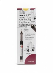 Cienkopis żółty wkład żółty 1kol. Toma (to-347)