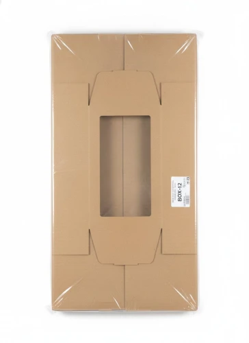Opakowanie ozdobne Gładki BOX-12 z okienkiem 350x200x100 - 10 szt szara Paw (5906168965746)