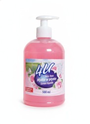 Mydło w płynie róża 500ml 4u (00511)
