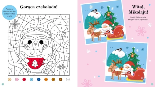 Książka dla dzieci Świąteczna księga zabaw Zielona Sowa