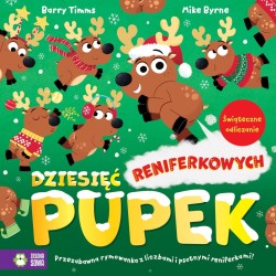 Książka dla dzieci Dziesięć reniferkowych pupek Zielona Sowa