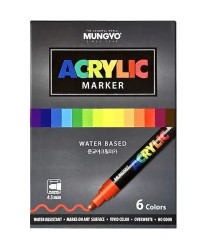 Marker specjalistyczny wkład mix 4,5mm okrągła końcówka Mungyo (TT9511)