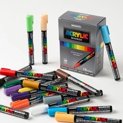 Marker specjalistyczny wkład mix 4,5mm okrągła końcówka Mungyo (TT9513)