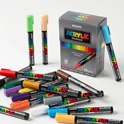 Marker specjalistyczny wkład mix 4,5mm okrągła końcówka Mungyo (TT9513)