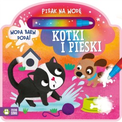 Książka dla dzieci Pisak na wodę. Kotki i pieski Zielona Sowa